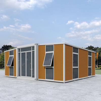 Maison de conteneurs préfabriquée de 20 pieds et 40 pieds pour différentes couleurs