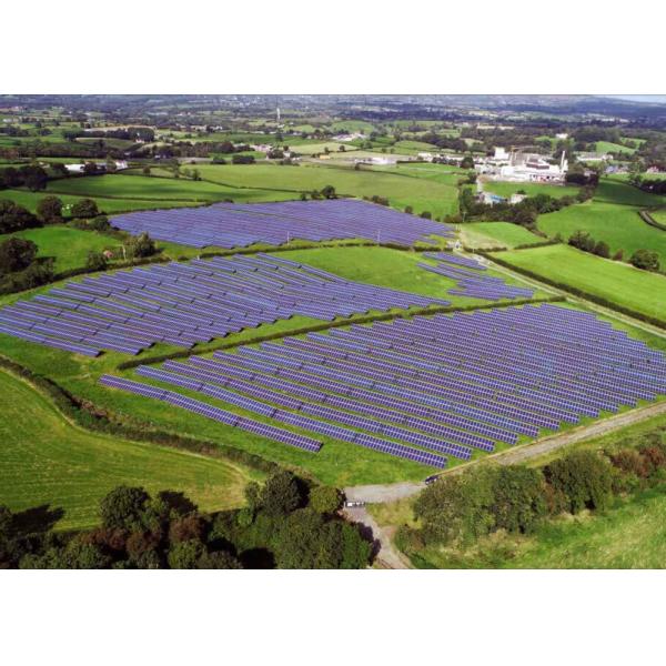 Single Axis Independent Solar Panel Track Mount Steel Power Tracking Frame System