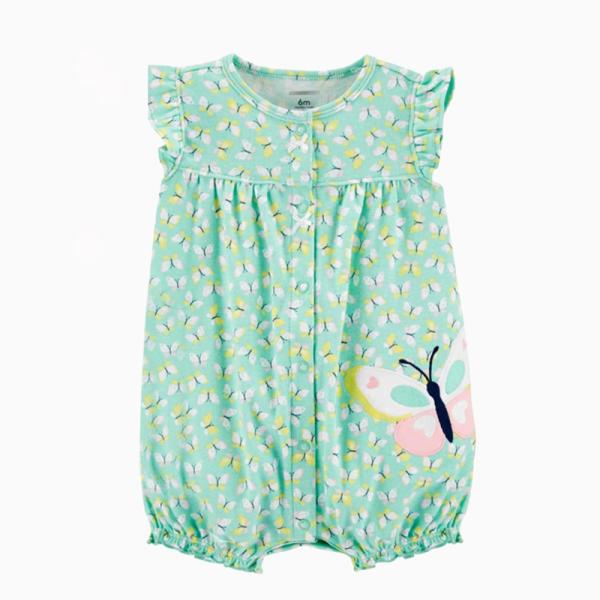 Printing Baby Clothes Summer Onesies Baby Clothes Short Sleeve Girl Rompers for Sale