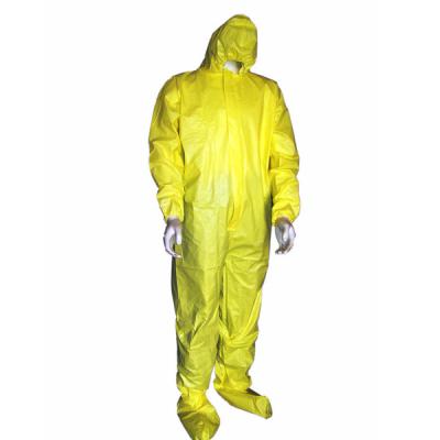 Microporous Disposable Protective Coverall Safety Protective Clothing Type 5 / 6