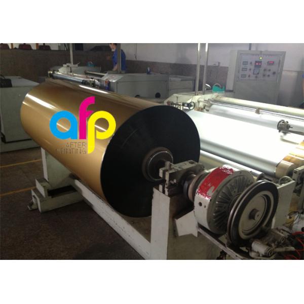 Premium Washable Holographic Foil Paper Rolls Textile / Garment Suit