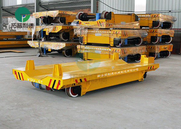 15-30 ton Electric Powered Material Handling Platform Steel Coil Transport Cars On Rail