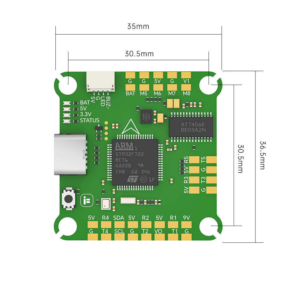 Hot IFlight F7 V1.2 Flight Controller STM32 F722 ICM42688 DIY RC FPV Racing Longrange Drone Accessories