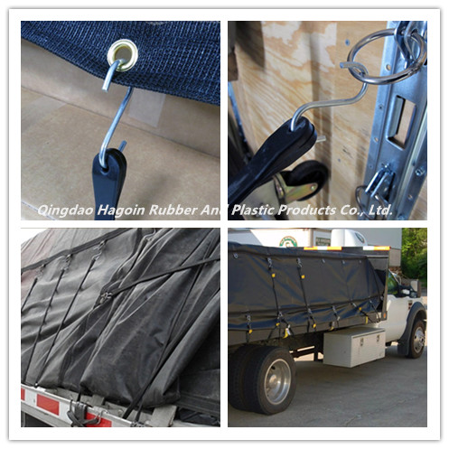 160mm EPDM Rubber Parts Heavy Duty Tie Down EPDM Strap Silicone 55 Shore A