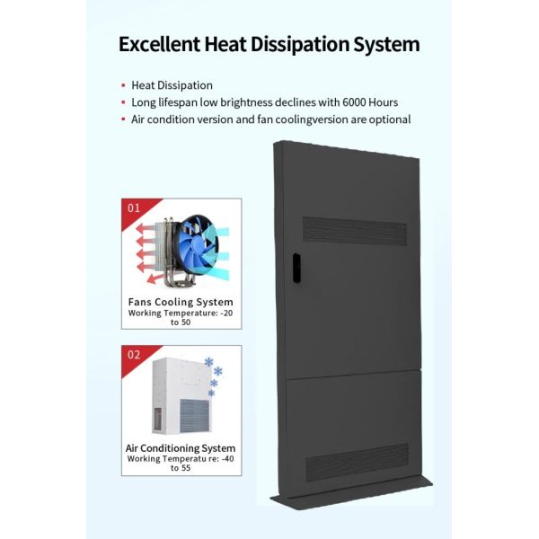 55 inch high-definition LCD TV touch screen vertical lcd outdoor screen