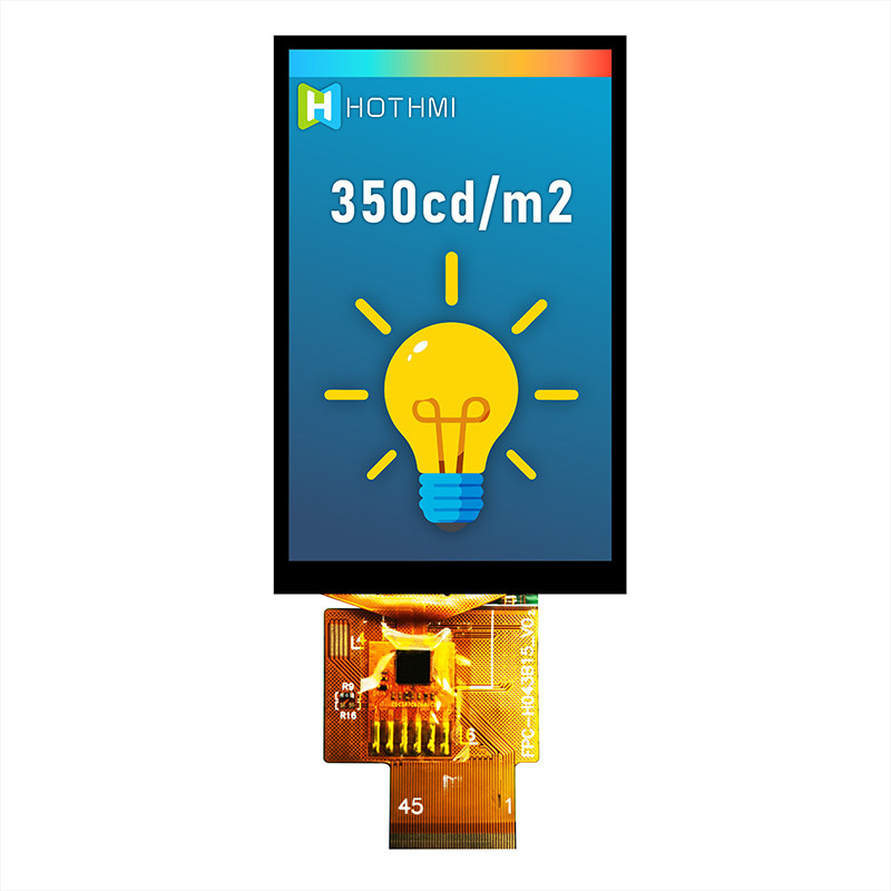 4,3 монитор дисплея 480x800 Pcap сенсорной панели TFT IPS SPI дюйма емкостный