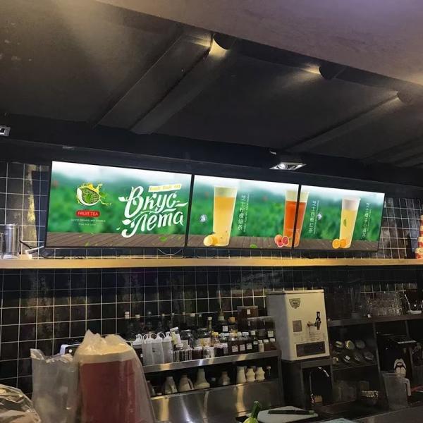 4mm Bezel 43 Inch Digital Signage Wall Mounted For Restaurant Or Bars