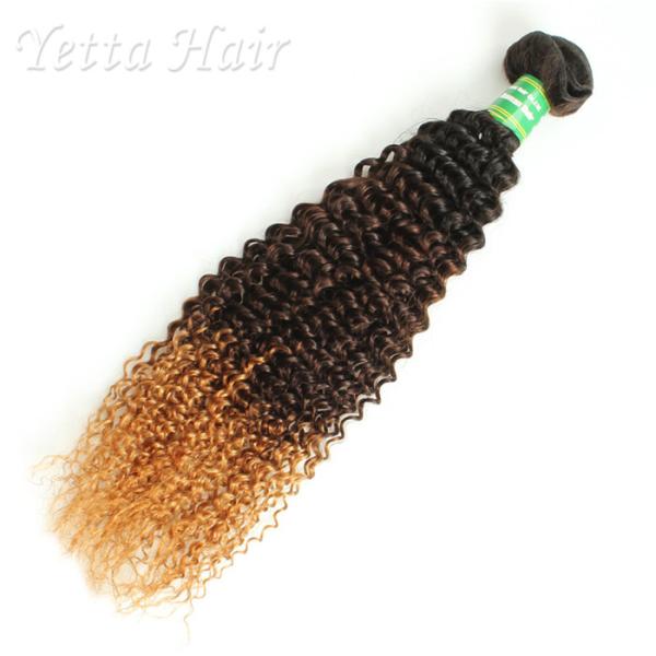 La vague péruvienne colorée de corps de cheveux de Vierge/trois modifient la tonalité des prolongements frisés de cheveux bouclés