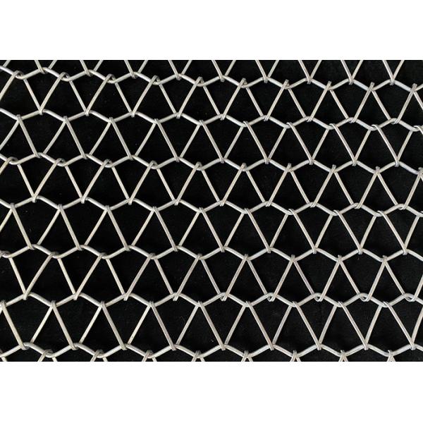 Customized Wood Drying Hot Dip Galvanizing Mesh Conveyor Belt For Veneer Dryer