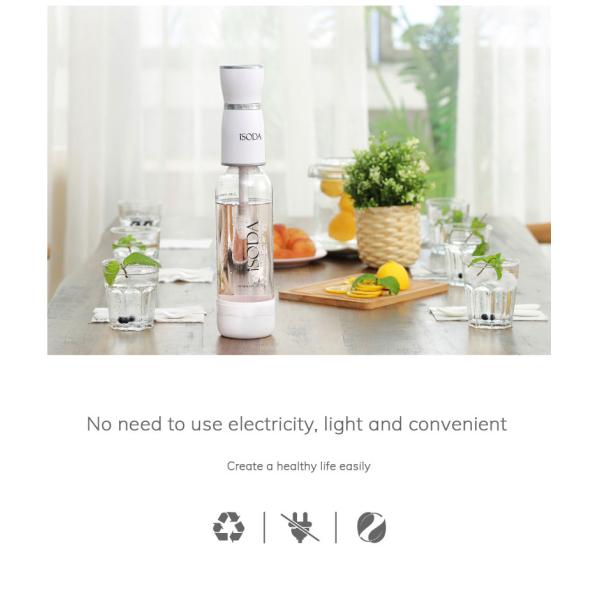 Silver Portable 1000ml Bubble Water Machine Commercial