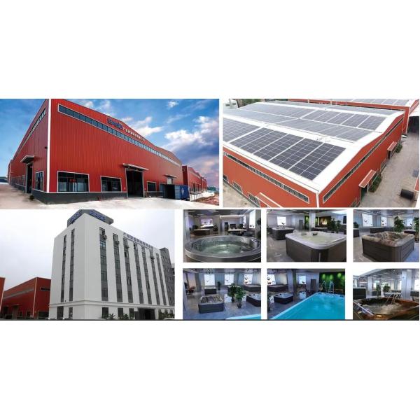 5 Persons Hydrotherapy Pool For Outdoor Spa Hot Tubs With Air Jets Jacuzzi Luxury Spa Tubs For Villa