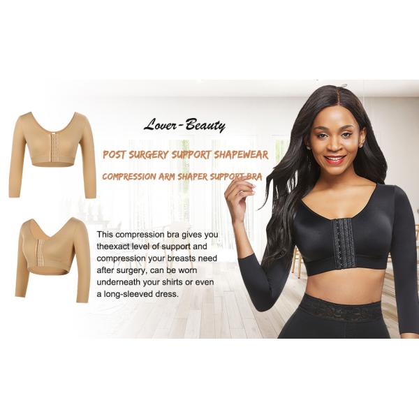 Женский лифчик с длинными рукавами для послеродовой компрессии и подъема задницы