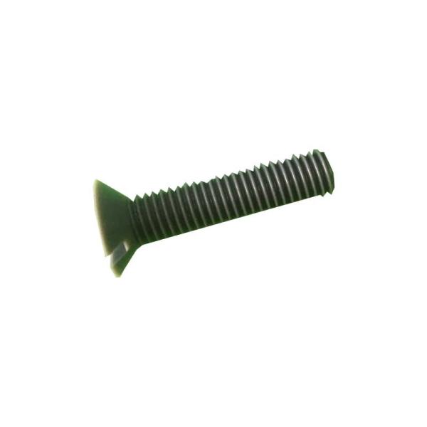 PVC Stainless Steel Flat Head Screws M6 slotted countersunk flat head screw