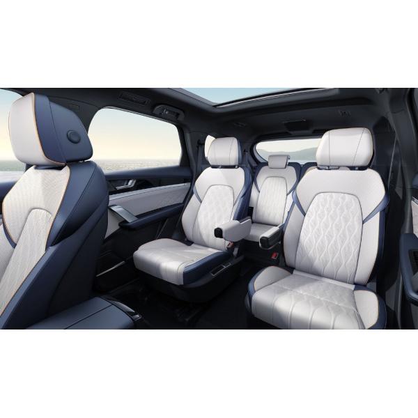 BYD Tang EV 730KM Four-Wheel Drive Pure Electric SUV with Left Driving Blue 7-Seater