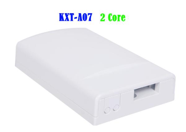 SC APC 120*80*25 milímetro do núcleo da caixa 2 da terminação do cabo de fibra ótica dos portos da rede 4