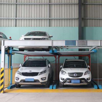 Elevador do carro da garagem dos níveis de Decker Parking System 2 do dobro do cabo entrançado de aço