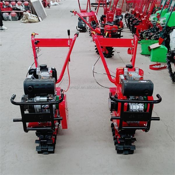 Gasoline Power Type Mini Self Propelled Power Tiller Cultivator with 160x80x55cm Size