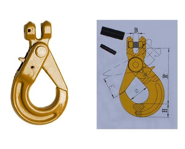 JTR-HL05 G80 European Type Clevis Self-Locking Hook