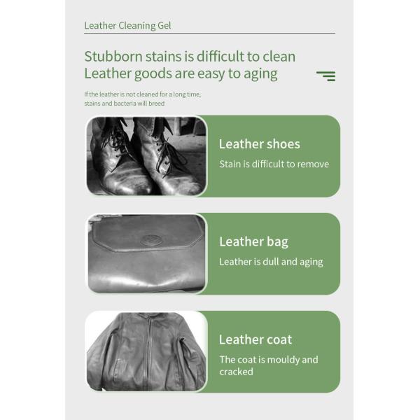 Глубокий кормя гель 100ml чистки перевозчика пятна набора заботы PU кожаный