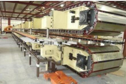 Discontinuous PU Sandwich Panel Machine 55KW For Steel Roof Truss