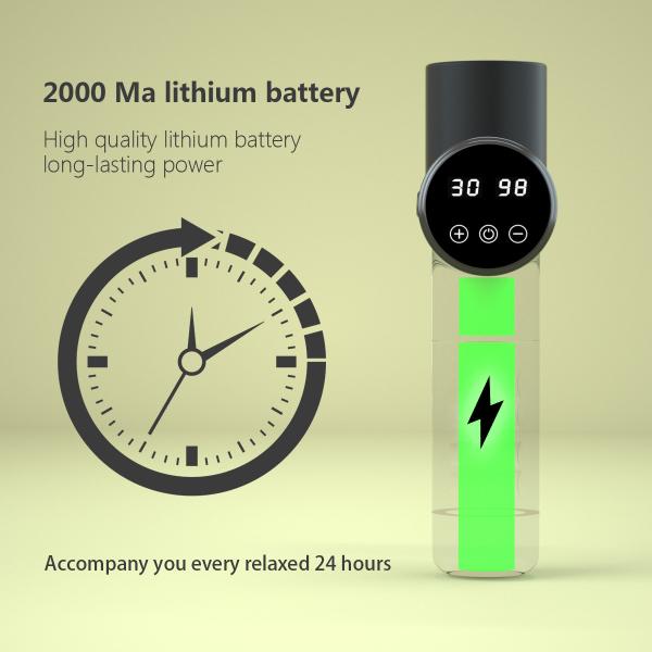 оружия массажа мышцы релаксации функции 6Pcs оружие Massager времени работы от батарей главного длинное