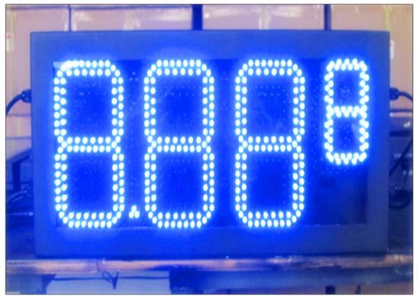 5 Inch - 48 Inch IP68 Gas Station LED Signs , Weatherproof Electronic LED Display Boards