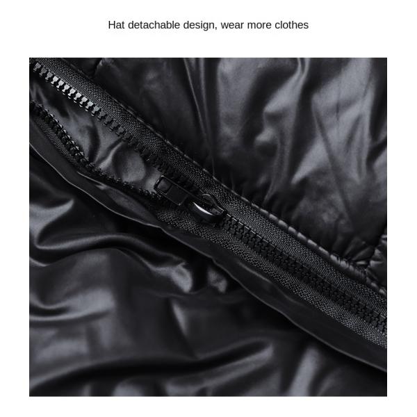 Unisex Casual Print Mechanic Duck Down Winter Clothing Light Weight Feather Puffer Coat