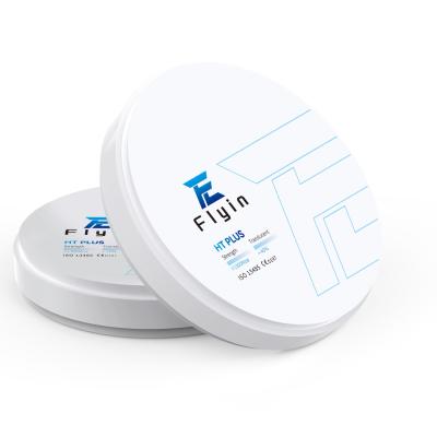 Consommables de laboratoire dentaire couronne dentaire en céramique de zirconium HT pour le système CAD/Cam dentaire