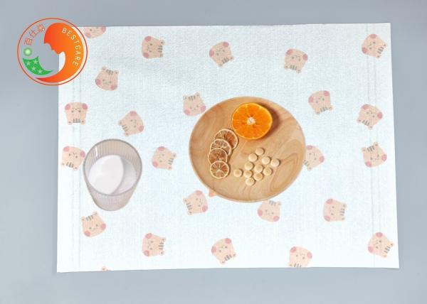 Leak Proof Disposable Table Mats One Time Use Waterproof Paper Placemats Pad