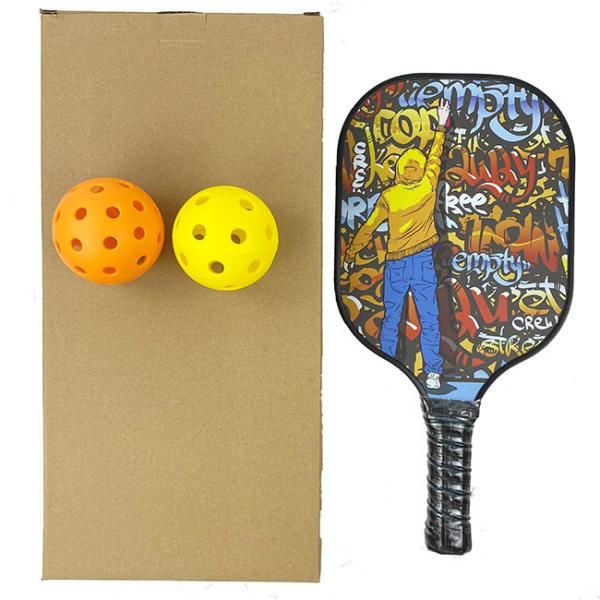Hard EVA Women'S Pickleball Paddles Sports 3K Carbon Racket Pickle Ball Paddle