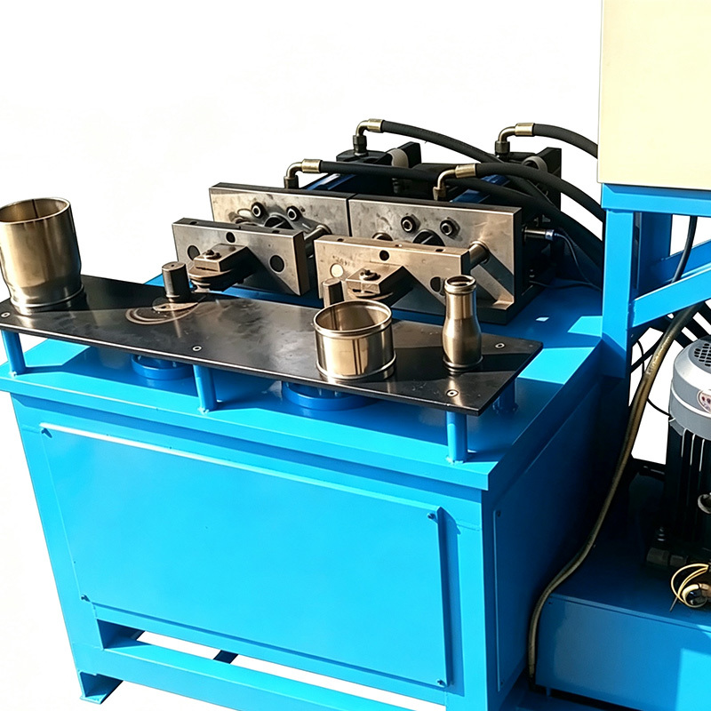 Hydraulic Radiator Inlet & Outlet Tube End Forming Machine | Copper & Aluminum Pipe Forming Equipment