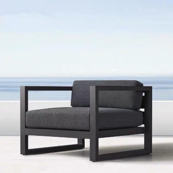 High End Nordic Style Sofa de Alumínio à prova de ferrugem