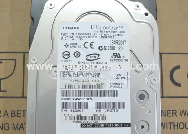 80 pin HP BF0368A4AC HGST HUS151436VL3800 3.5 inch 36.7 GB 15K RPM SCSI hard drive