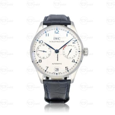 IWC Portugieser IW500705 Super Clone 42mm Blue Dial Power Reserve Automatic Watch