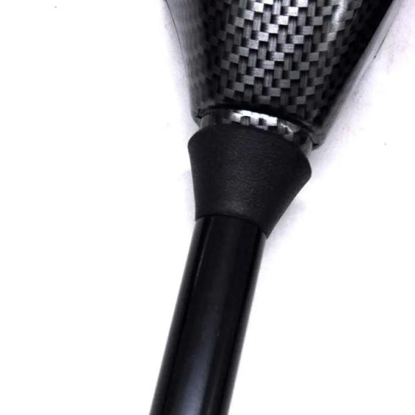 Black Motorcycle Integrated Turn Signals LED Side Mirrors for Replace/Repair Purpose