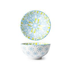 Bacia cerâmica da sopa colorida, cofre forte da micro-ondas da bacia da porcelana com logotipo feito sob encomenda