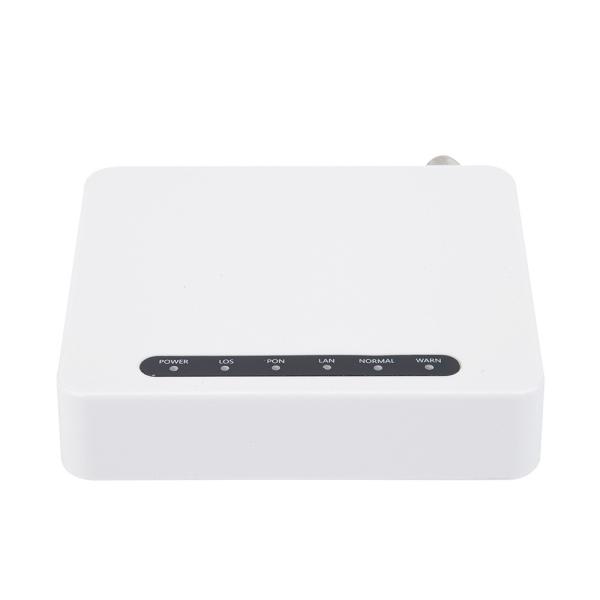 Mini Size Dual Mode 1GE XPON ONU DC 12V Power Supply FTTH ONU With RF Output Port