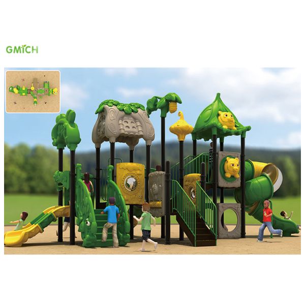 Garden Park Children Outdoor Playground Equipment For Residential Play Area Slide