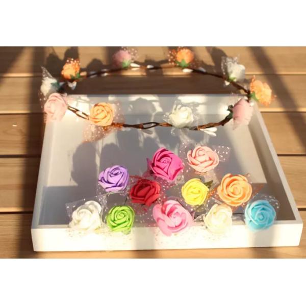 30 см Длинный зеленый цвет Цветочная клейкая лента Бумага покрытая проволока для декора