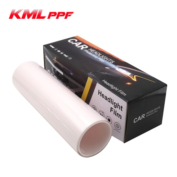 15m Headlight Tint Film Roll  Self Healing Transparent Black Headlight Film Cover