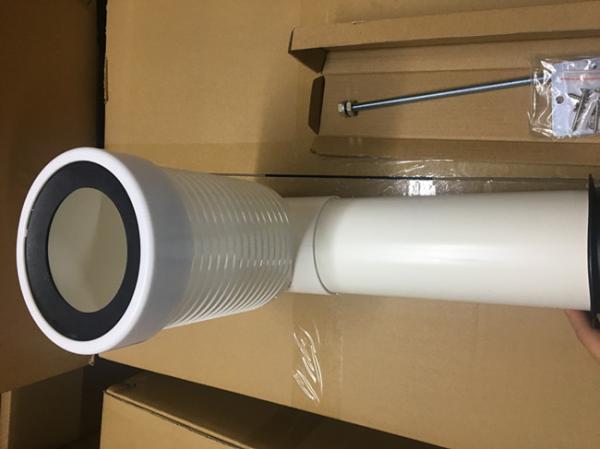 White 90 Degree Toilet Pan Connector No Smell Long Lifespan For Waste Pipe