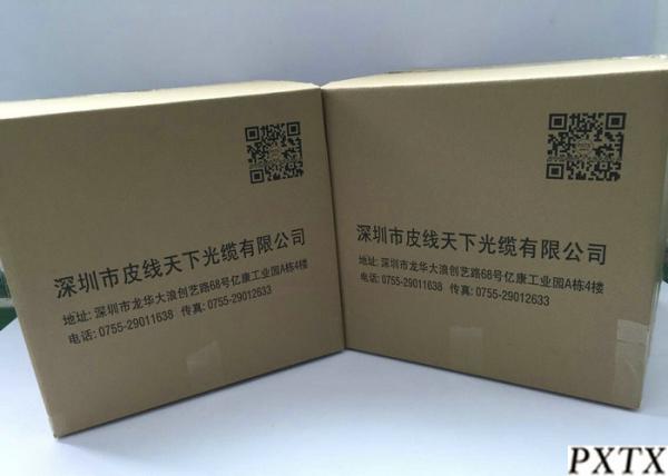 Outdoor 12 Core FTTH Fiber Drop Cable Single Mode Optical Fiber Cable