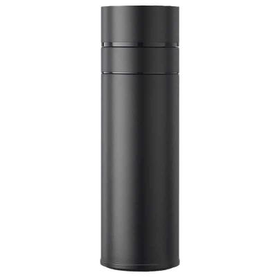 Séparation du thé et de l'eau Bouteille de boisson isolée à double paroi Bouteilles d'eau isolées imprimées sur mesure avec un seul contact Couvercle ouvert Grosse bouche OEM / ODM Acceptable