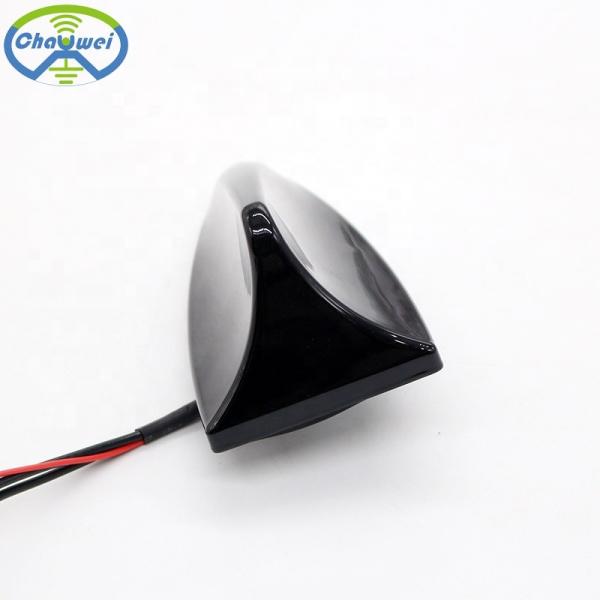 Black Color SUV Car Aerial Antenna Shark Fin 28dbi 174MHz RHCP Polarization