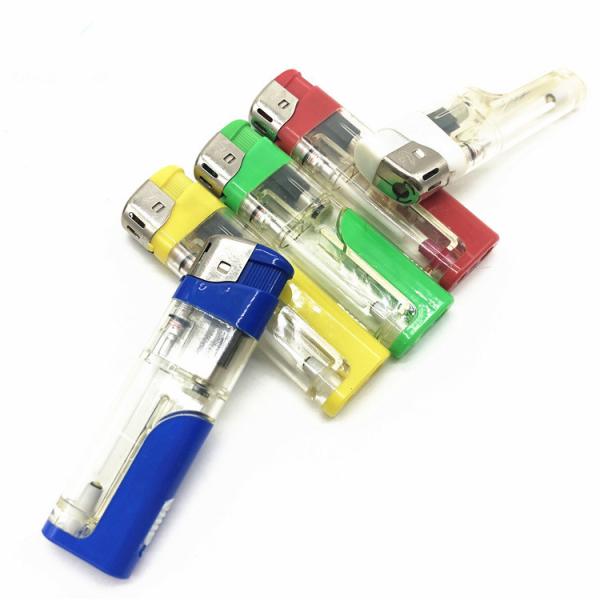 Dy-5810 LED Lamp Cigarette Plastic Gas Electric Lighter with Advanced Technology