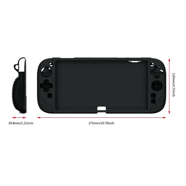 Anti-Slip Premium Silicone Protective Case for Nintendo Switch 2 with Raised Grip Design