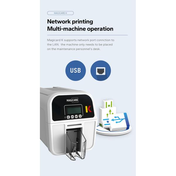 Бренд Гарантийный принтер Карты Идентификации Карта Печатная машина 4,75 кг / 10,47 фунтов Вес