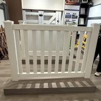 1.2m High Long Lifespan White Pvc Pool Fence Easy To Clean Corrosion Resistant