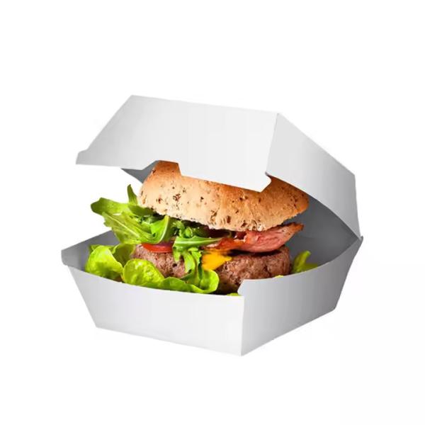 環境に優しい オーダーメイド印刷 ロゴ 生物分解性 食品 持ち帰り バーガー ボックス レストラン コンテナ