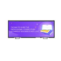 O diodo emissor de luz superior do táxi dos meios P4mm de DOOH indica a exposição superior do táxi esperto da transmissão